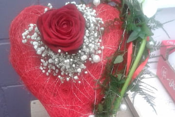 Blumen Herz Dekorationen von Gärtnerei Böttcher