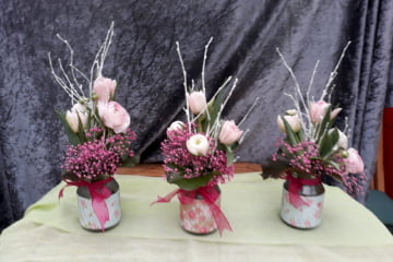 Tischdekoration als Augenfang